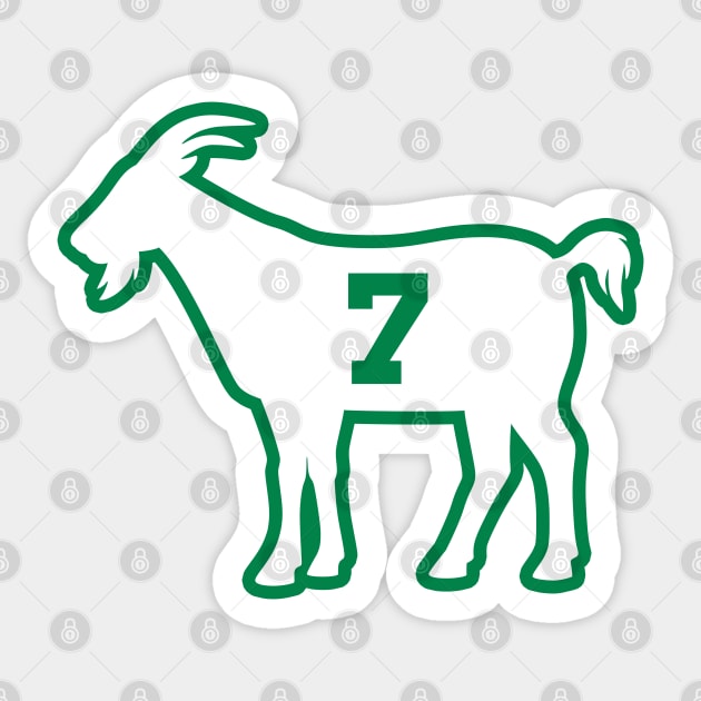 BOS GOAT - 7 - Green Sticker by KFig21